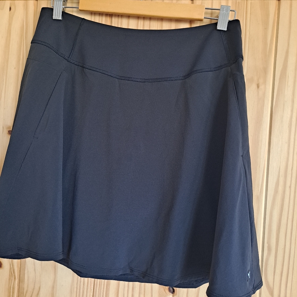 Puma Black Athletic Golf Skirt Skort Pockets Stretchable NWOT